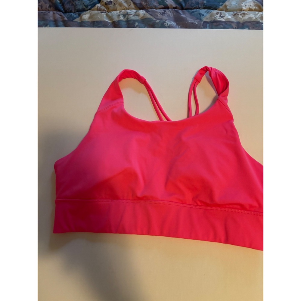 Reebok RBX pink sports bra size large